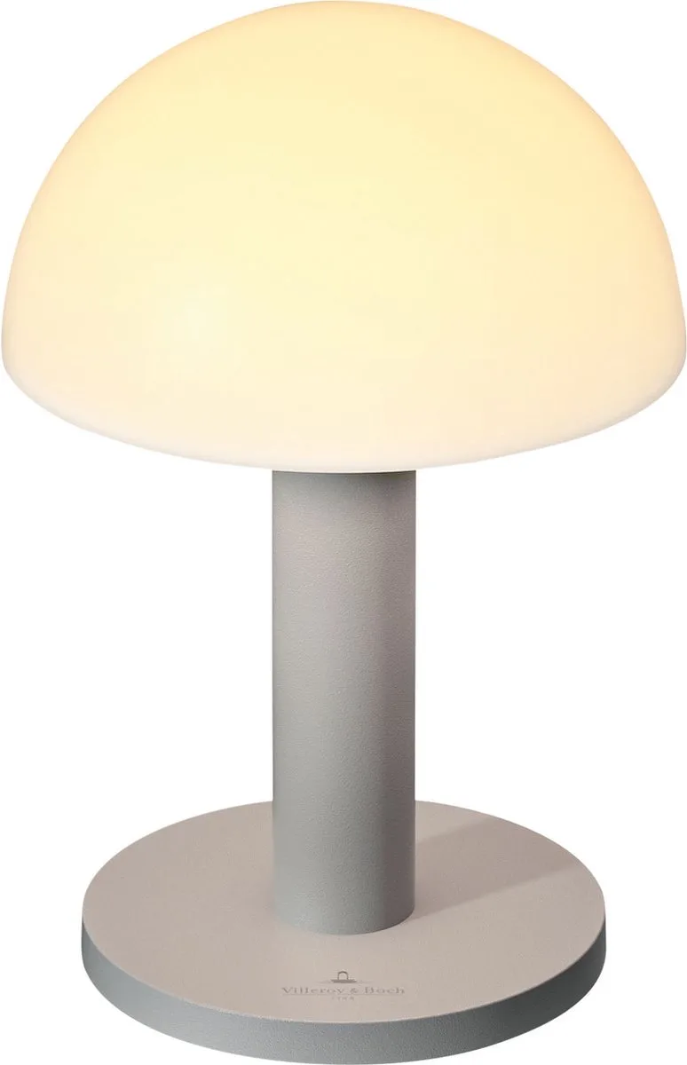 Villeroy & Boch tafellamp | Bergamo | Oplaadbaar de Sompex en Gris – photo produit