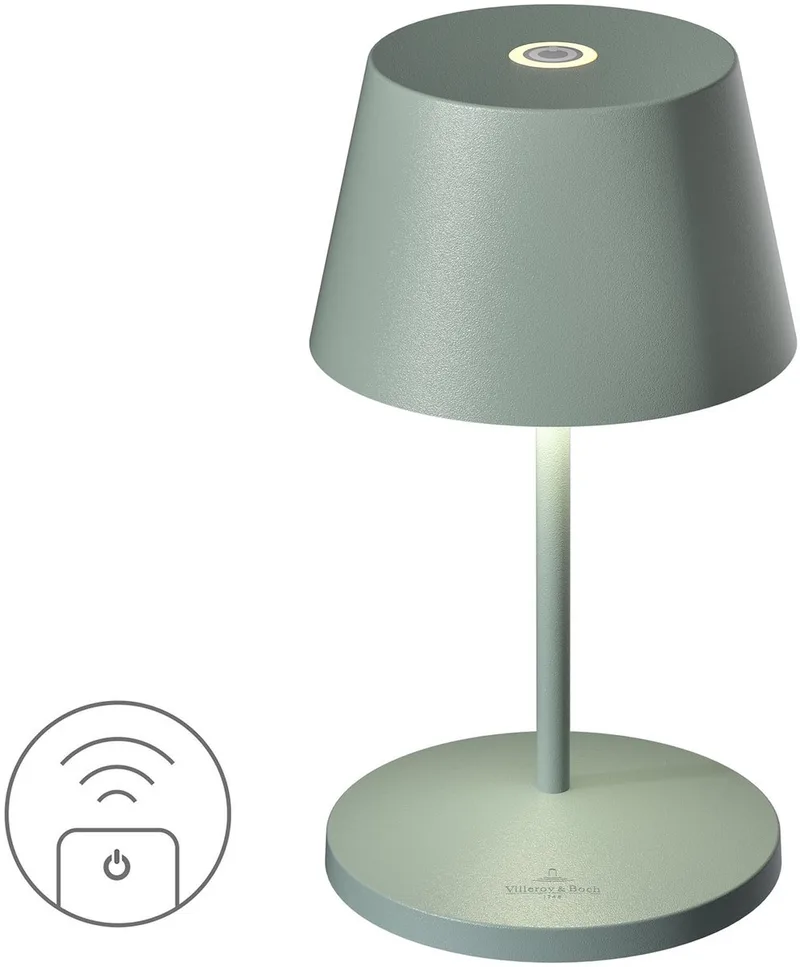 Villeroy & Boch| Tafellamp SEOUL RC | oplaadbare tafellamp | Indoor-outdoor de Sompex en Olijf groen – photo produit