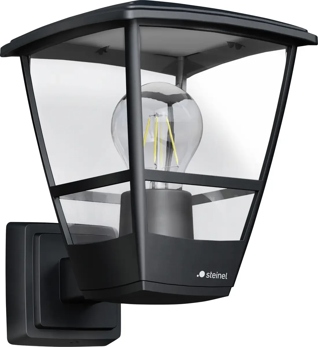 L 10 SW 084752 Buitenlamp (wand) E27 15 W fra Steinel i Sort – produktbillede
