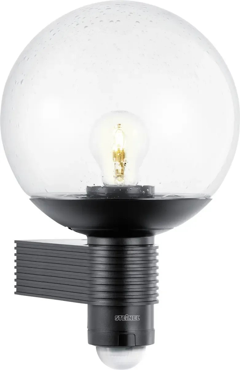 L 400 S SW 611019 Applique extérieure avec détecteur de mouvement 60 W noir de Steinel en Noir – photo produit