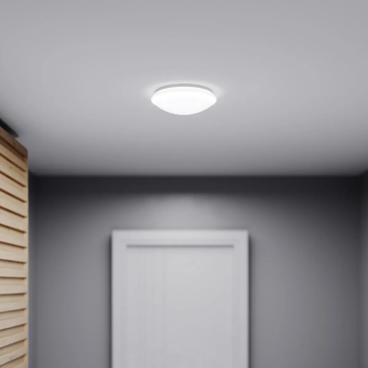 Plafonnier avec détecteur de mouvements Steinel RS 16 S E27 60 W blanc de Steinel – photo produit