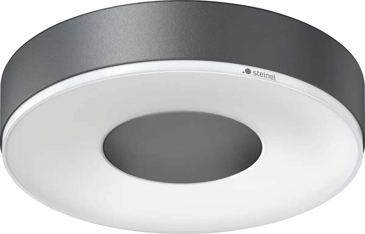 Steinel 078782 INNENLEUCHTE RS 200 SC LED-plafondlamp met bewegingsmelder LED LED vast ingebouwd 17.1 W fra Steinel i Antracit – produktbillede
