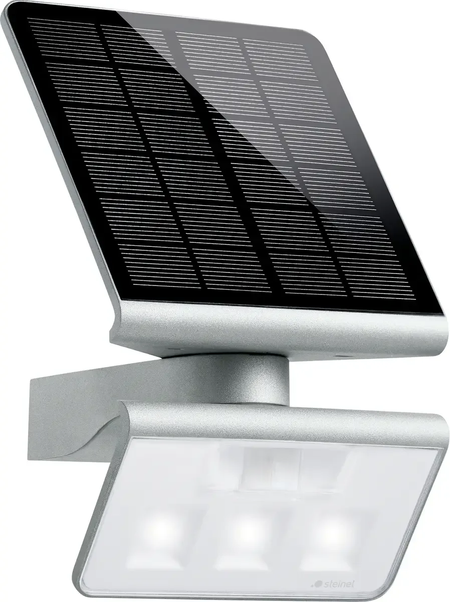 Spot solaire avec détecteur de mouvements Steinel XSolar L-S 1.2 W N/A argent de Steinel en Argent – photo produit