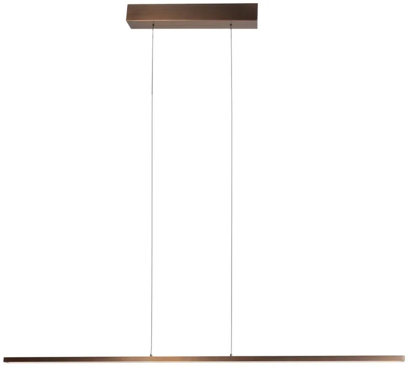 Bande 3995BR hanglamp - bronzen, 150cm, hoogte instelbaar, met dimmers fra Steinhauer i Brun – produktbillede