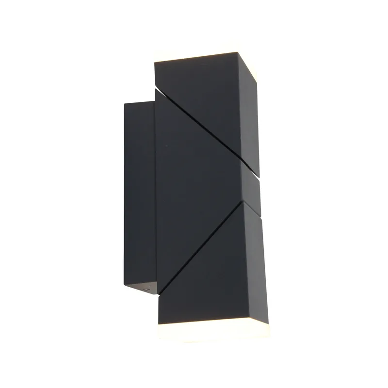 Buiten wandlamp | modern | zwart | verstelbaar strijklicht | LED | IP54 | voor tuin en balkon från Steinhauer – produktbild 1 av 3