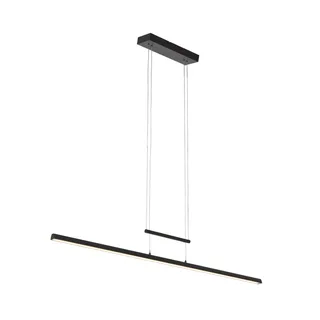 Hanglamp | 114 cm | Profilo | ingebouwd LED | zwart | acryl en metaal | design, functionele, moderne von Steinhauer – Produktfoto 3 von 3