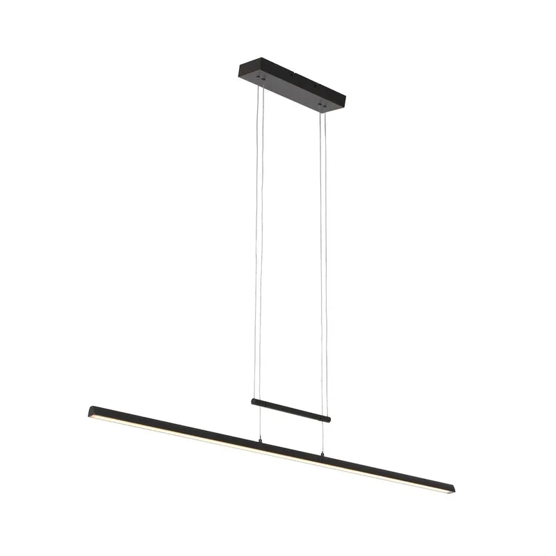 Hanglamp | 114 cm | Profilo | ingebouwd LED | zwart | acryl en metaal | design, functionele, moderne von Steinhauer – Produktfoto 3 von 3
