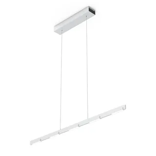 Hanglamp | 120 cm | bloc | 7 lichts | ingebouwd LED | grijs transparant zilver | metaal | moderne de Steinhauer – photo produit 1 sur 3