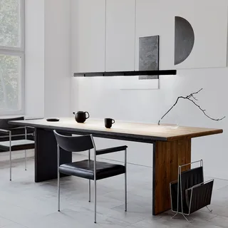 Hanglamp | 120 cm | Bloc | 7 lichts | ingebouwd LED | zwart transparant | metaal | design modern de Steinhauer – photo produit 2 sur 3