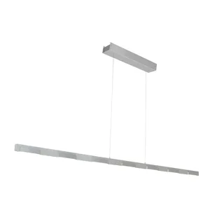 Hanglamp | 171 cm | bloc | 11 lichts | ingebouwd LED | grijs zilver transparant | metaal | moderne de Steinhauer – photo produit 1 sur 3