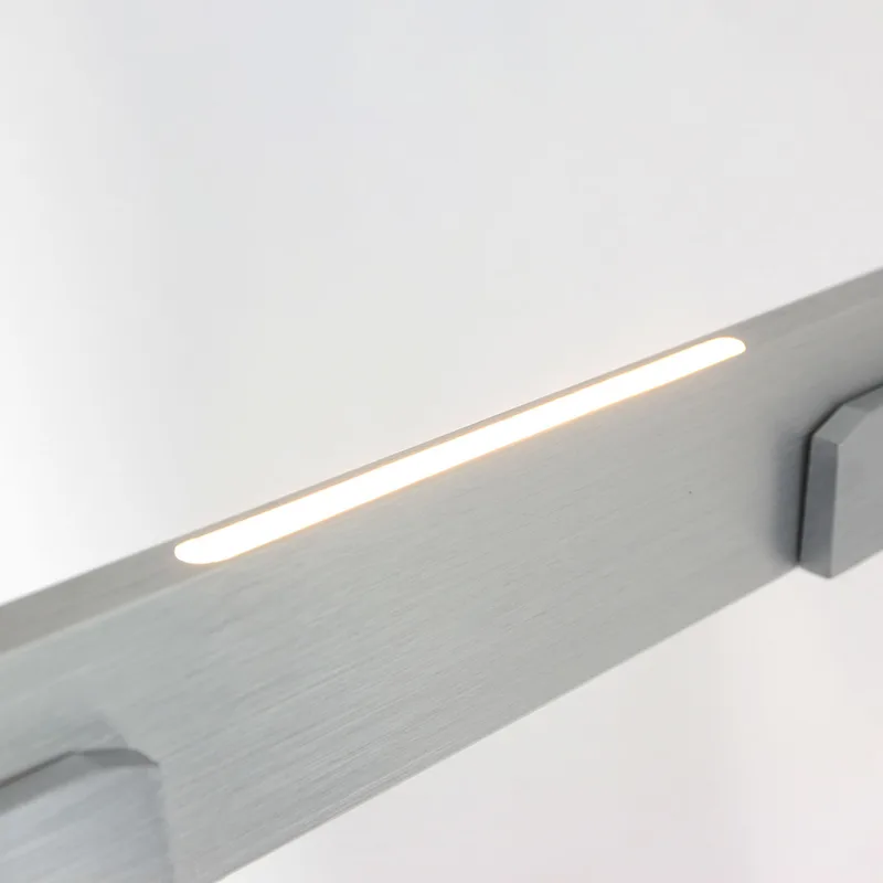 Hanglamp | 171 cm | bloc | 11 lichts | ingebouwd LED | grijs zilver transparant | metaal | moderne de Steinhauer – photo produit 3 sur 3
