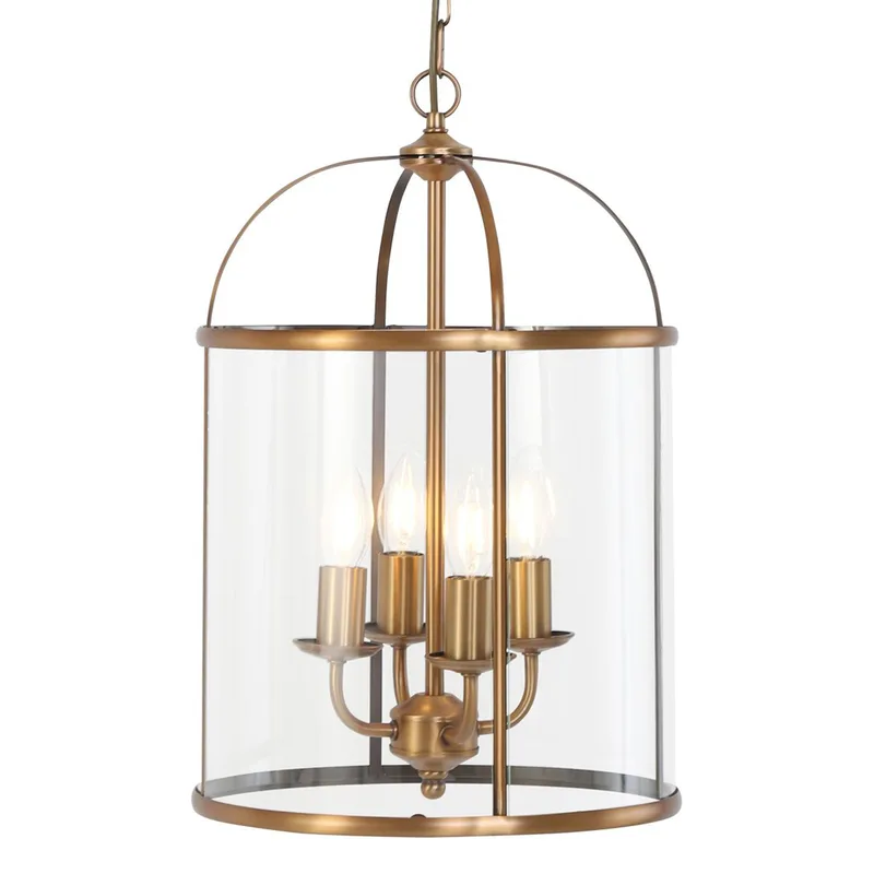 Hanglamp | 32 cm | pimpernel | 4 lichts | E14 | brons | glas en metaal | klassieke landelijke von Steinhauer – Produktfoto 1 von 3
