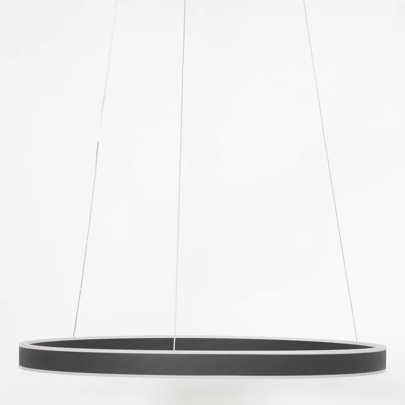 Hanglamp | 60 cm | ringlux | ingebouwd LED | zwart | kunststof en metaal | design verlichting fra Steinhauer – produktbillede 3 af 3