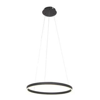 Hanglamp | 60 cm | ringlux | ingebouwd LED | zwart | kunststof en metaal | design verlichting fra Steinhauer – produktbillede 2 af 3