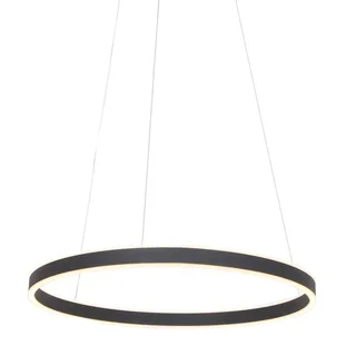 Hanglamp | 60 cm | ringlux | ingebouwd LED | zwart | kunststof en metaal | design verlichting fra Steinhauer – produktbillede 1 af 3