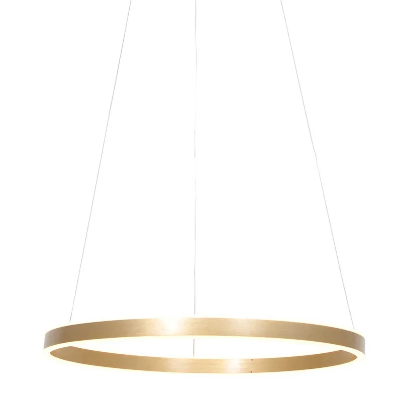 Hanglamp | 60 cm | Ringlux | ingebouwde vervangbare LED module | goud | kunststof en metaal | hotel de Steinhauer – photo produit 1 sur 3
