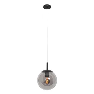 Hanglamp glazen bol | 1 lichts | smoke / grijs / zwart | glas / metaal | Ø 25 cm | in hoogte fra Steinhauer – produktbillede 2 af 3