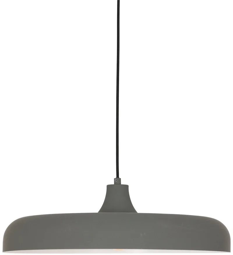 Hanglamp Krisip 2677GR Wit Design van Steinhauer - Verstelbaar, Gemaakt van Metaal en Kunststof, Geschikt voor E27 Fitting, Ideaal voor Binnengebruik by Steinhauer in Grey – product photo