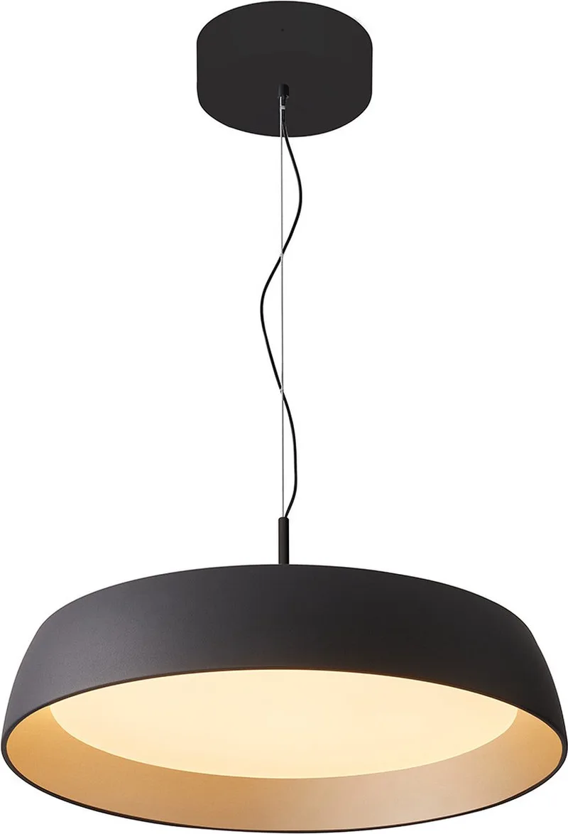 hanglamp - Mykty - metaal - Ø 45cm - LED - 3689ZW de Steinhauer en Noir – photo produit