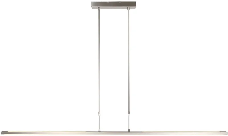Hanglamp Zelena 7971ST Staal, Lichtkleur instelbaar, Hoogte instelbaar, Modern, Steinhauer von Steinhauer in Silber – Produktfoto