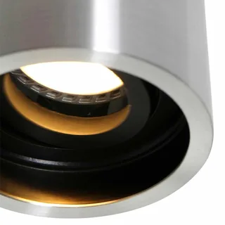 Kantelbare Pelite spot | 1-lichts | staal geborsteld met zwarte binnenzijde | GU10 | 9 cm hoog von Steinhauer – Produktfoto 3 von 3