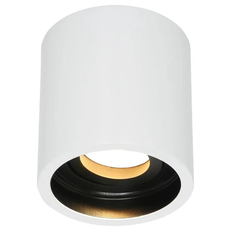 Kantelbare spot pelite | 1 lichts | GU10 fitting | modern | staal geborsteld met zwart | 9 cm hoog fra Steinhauer – produktbillede 1 af 3