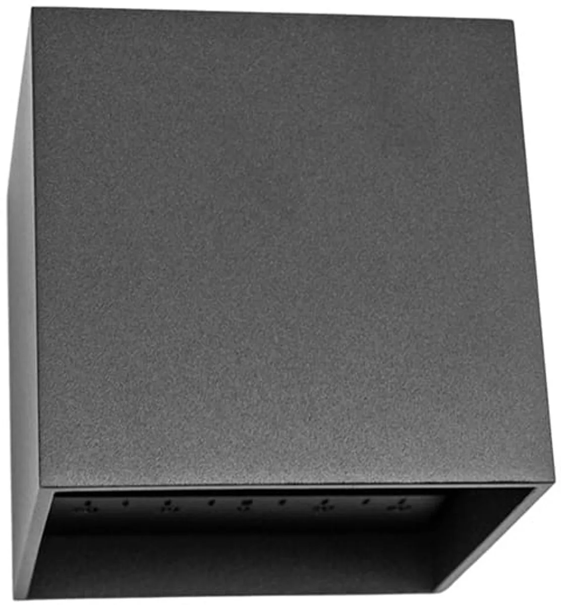 Kubus Wandlamp LED dimbaar 220lm 2700 IP65 - Modern - 2 jaar garantie de Steinhauer en Noir – photo produit