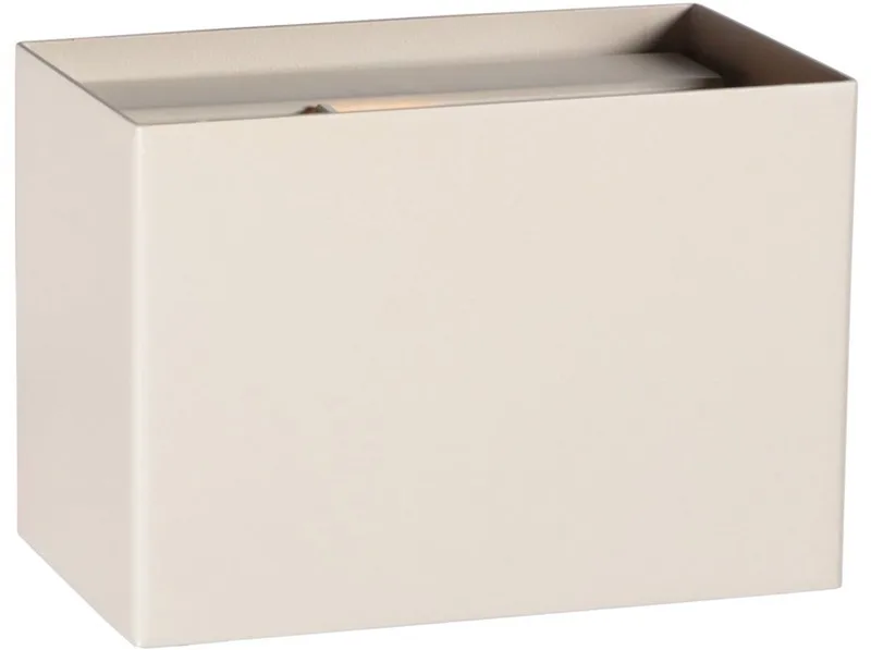 Muro 3365CR wandlamp – crème, modern ontwerp, 13x7,5x9 cm, Steinhauer, ideaal voor kleinere ruimtes en dimbaar met G9 fitting von Steinhauer in Creme – Produktfoto