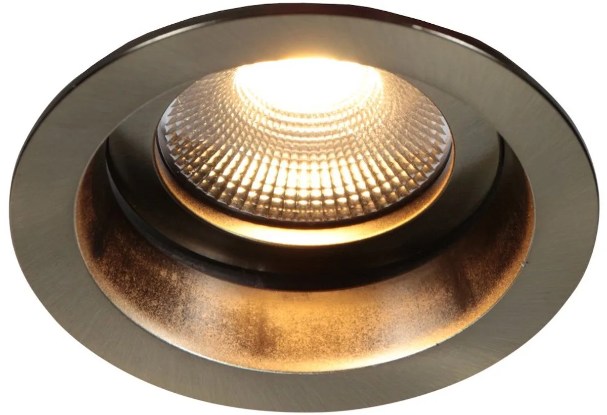 Pelite Spot – Bronzen inbouwspot met draaibaar en kantelbaar armatuur, 68-75mm inbouwmaat, van metaal, Steinhauer fra Steinhauer i Brun – produktbillede