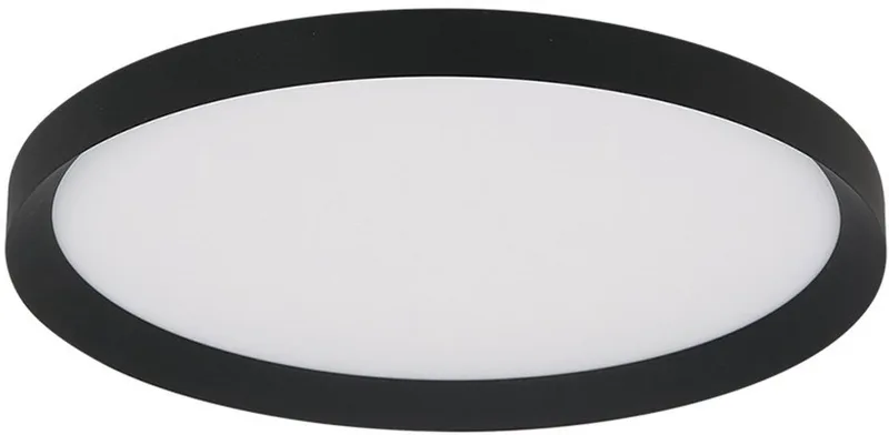 Plafondlamp Flady 4367ZW Ø30 cm 2000 Lumen kunststof metaal Steinhauer modern binnen fra Steinhauer i Sort – produktbillede