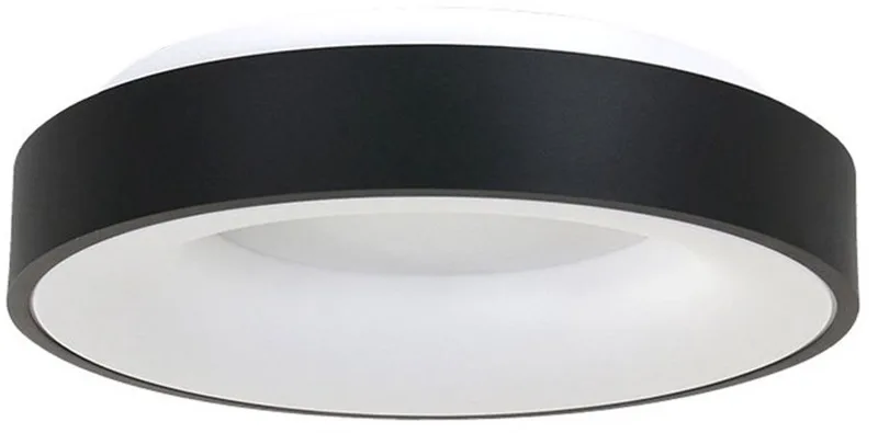 LED-loftslampe Ringlede 2.700 K Ø 30 cm sort fra Steinhauer i Hvid, Sort – produktbillede