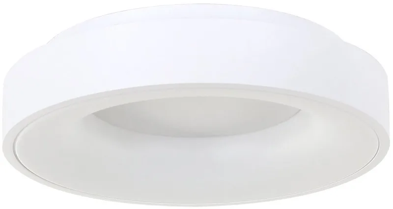 Plafonnier Ringlede 2563W Ø48cm - Modern ontwerp van kunststof en metaal, perfect voor binnen van merk Steinhauer von Steinhauer in Weiß – Produktfoto