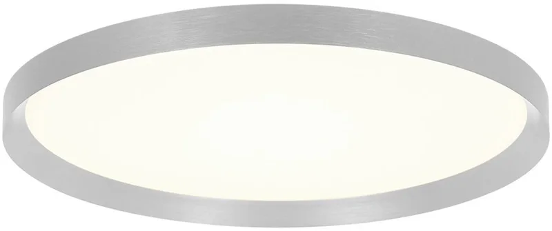 Plafonnier Staalkleurig Ø40cm Kunststof en Metaal Modern Flady Steinhauer de Steinhauer en Argent – photo produit
