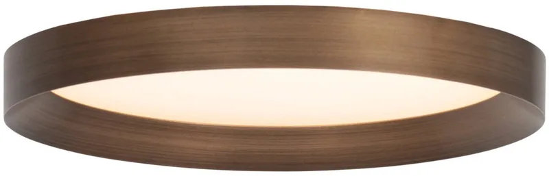 Plafonnieres Flady 3686BR brons Ø50 4600 lumen metaal en elektronica de Steinhauer en Marron – photo produit