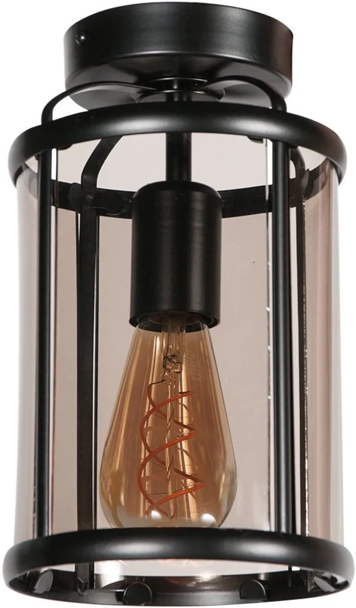Plafonnieres Pimpernel 5973ZW Ø16 cm Elektronica, Glas, Metaal Steinhauer binnen Klassiek von Steinhauer in Schwarz – Produktfoto