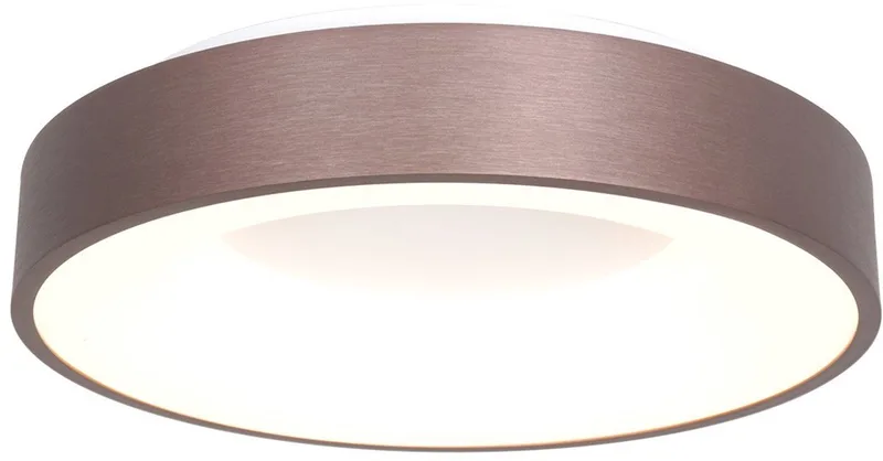Plafonnieres Ringlede 2563BR Brons Ø48cm - Modern Design van Steinhauer, Gemaakt van Metaal en Kunststof, Geschikt voor Binnengebruik von Steinhauer in Braun, Weiß – Produktfoto