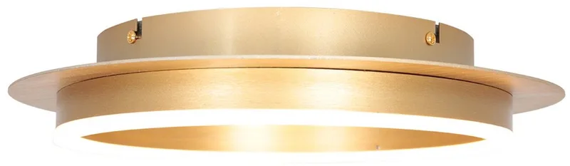 Plafonnieres Ringlux 3655GO gouden plafondlamp Ø32cm met geïntegreerde LED verlichting van Steinhauer fra Steinhauer i Guld – produktbillede