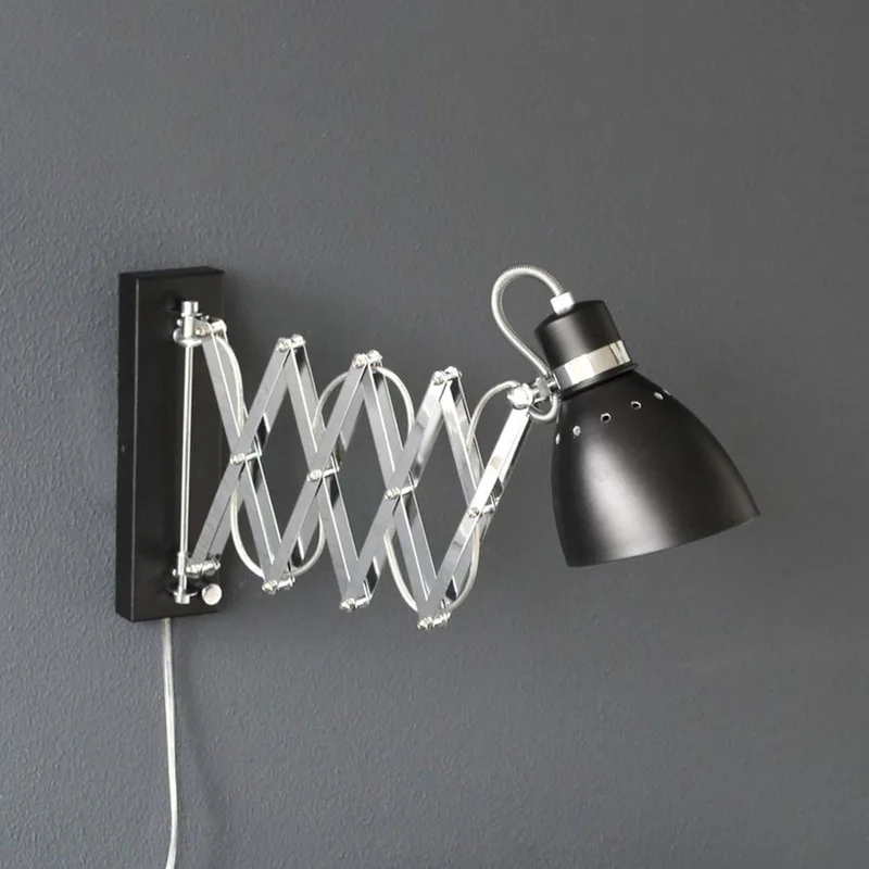 Spring schaarlamp, zwart/chroom från Steinhauer i Svart, Krom – produktbild