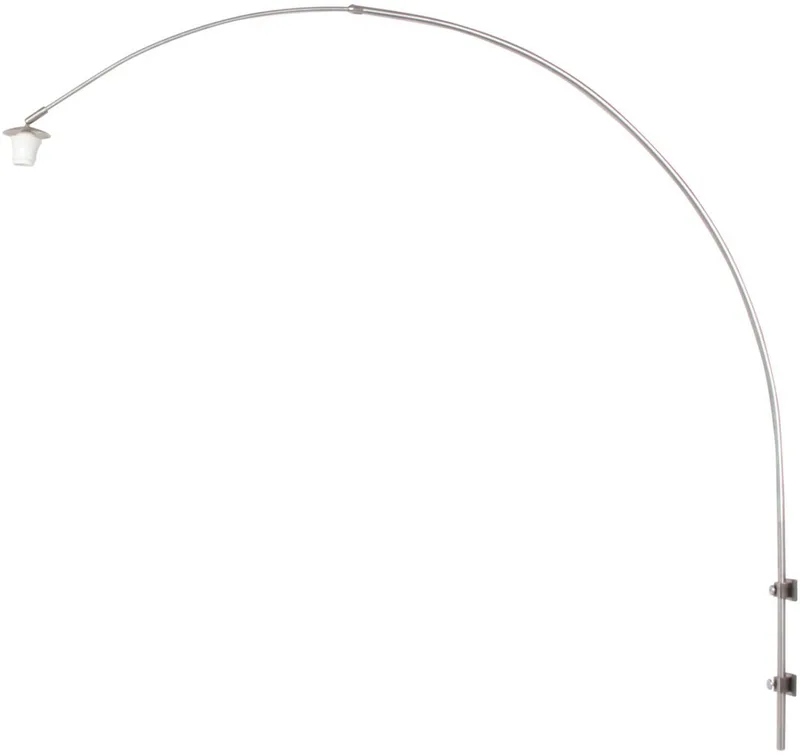 Staalkleurige Wandlamp - Modern, 145 cm Hoog, Draaibaar en Uittrekbaar - Sparkled Light 1481ST by Steinhauer in Silver – product photo