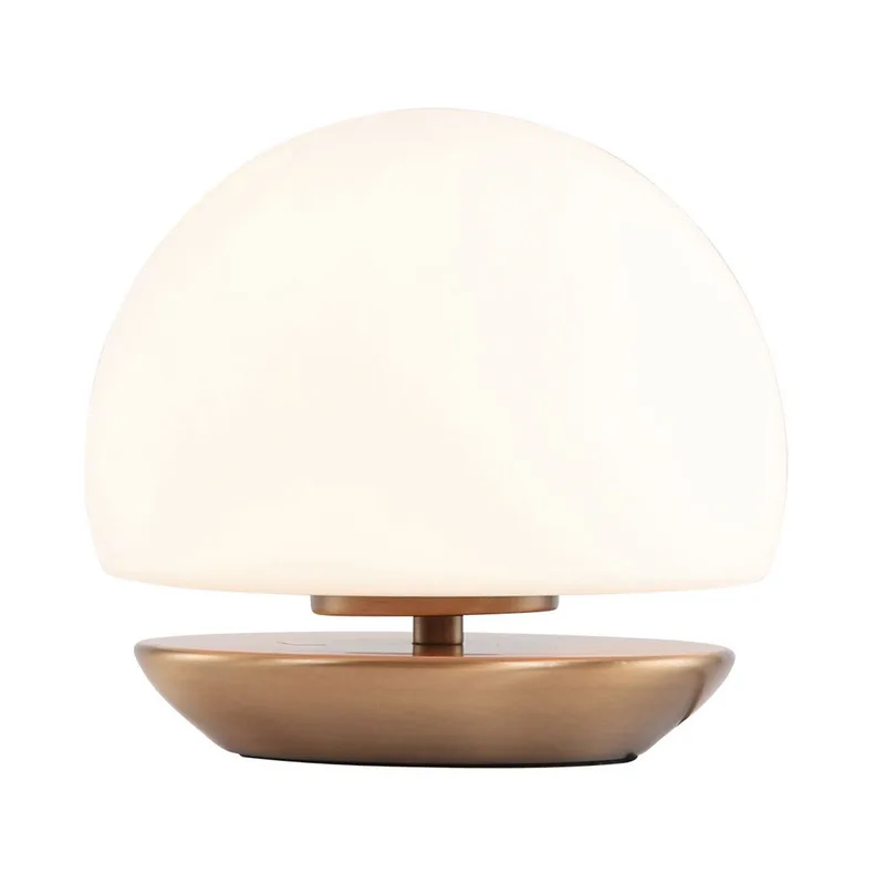 Tafellamp | 18 cm | ancilla | G9 | brons wit | glas metaal | decoratieve diffuse functionele de Steinhauer – photo produit 1 sur 3