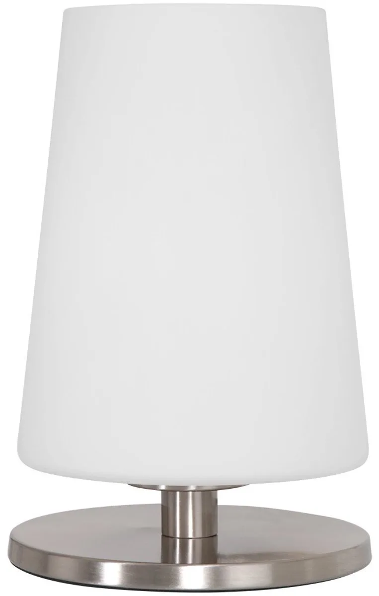 Tafellamp Ancilla 3101ST Staal E27 fitting Touch on/off - Modern design van metaal en glas voor binnengebruik, geschikt voor diverse interieurstijlen från Steinhauer i Silver – produktbild