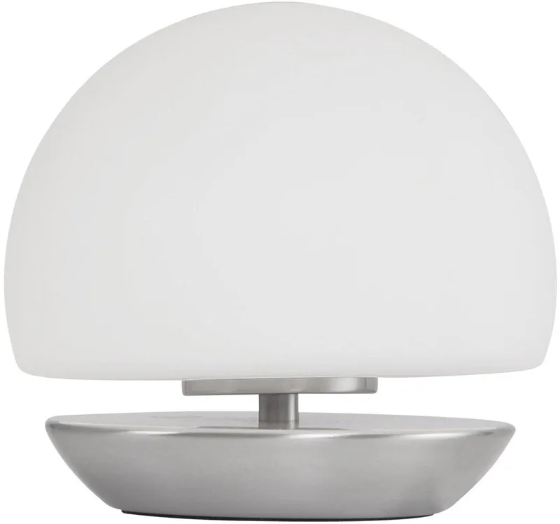 Tafellamp Ancilla 7932ST Staal 3 stappen dimbaar - Glas, metaal, binnen, klassiek de Steinhauer en Argent – photo produit