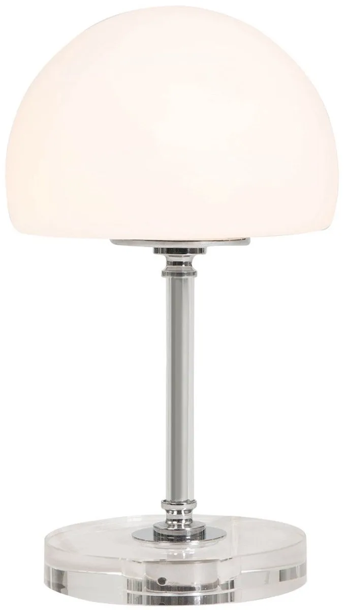 Tafellamp Ancilla 7933CH Chroom met drie standen dimmer - Modern design van Steinhauer, gemaakt van glas en metaal, geschikt voor binnengebruik de Steinhauer en Argent – photo produit