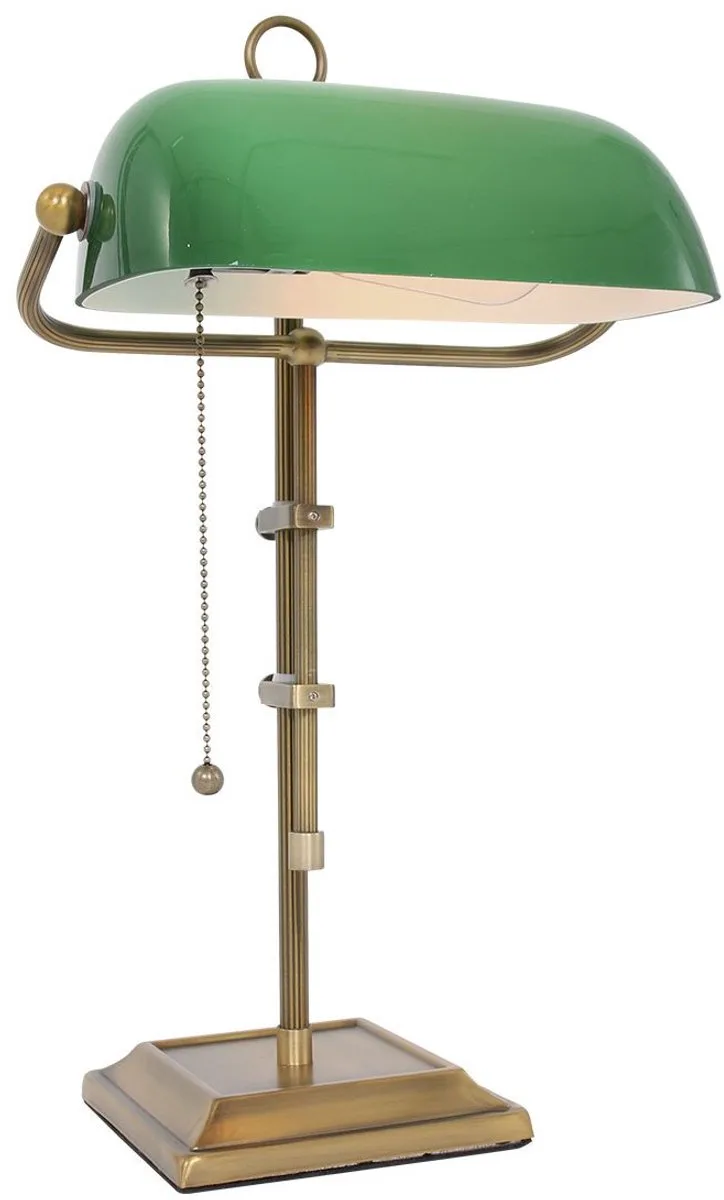 Schreibtischlampe Ancilla, verstellbar bronze/grün von Steinhauer in Braun – Produktfoto