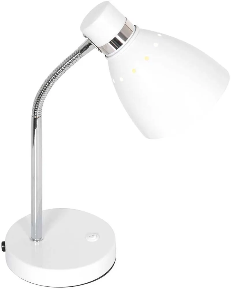 Tafellamp Spring 3391W - Kantelbaar - Kunststof & Metaal fra Steinhauer i Hvid – produktbillede