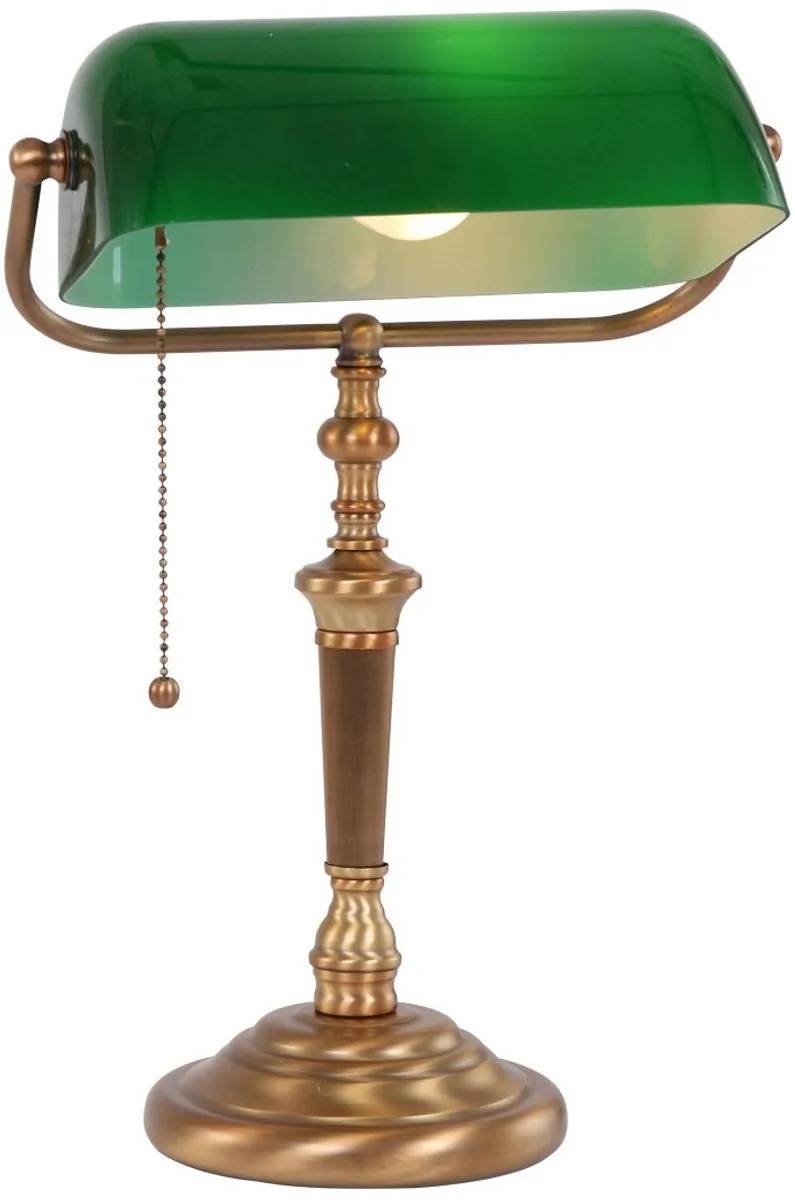 Tafellampen Ancilla 6185BR Brons E27 fitting met trekschakelaar, kantelbaar, van Steinhauer van metaal en glas voor binnengebruik från Steinhauer i Brun – produktbild