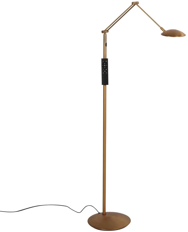 Vloerlamp Steinhauer Daphne 2 4601BR - bronzen leeslamp van metaal en elektronica, verstelbaar licht, klassieke stijl, ideaal voor binnengebruik von Steinhauer in Braun – Produktfoto