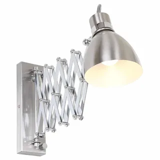 Wandlamp | 12,5 cm | spring | E27 | grijs staal | metaal | industrieel, functioneel, scandinavisch von Steinhauer – Produktfoto 1 von 3