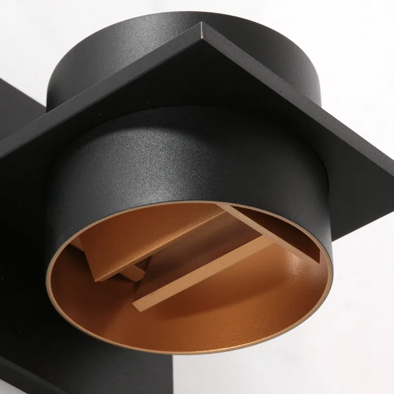 Wandlamp | 14 cm | muro | G9 | goud zwart | metaal | moderne design sfeerverlichting van Steinhauer – productfoto 3 van 3