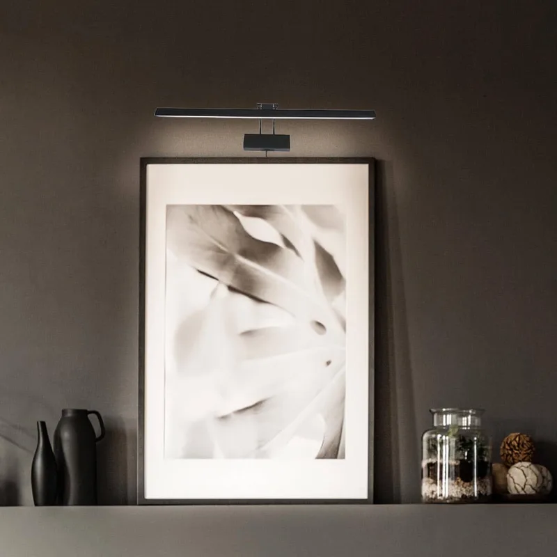 Wandlamp | 60 cm | litho LED | 2 lichts | LED | zwart | metaal | moderne design verlichting från Steinhauer – produktbild 2 av 3